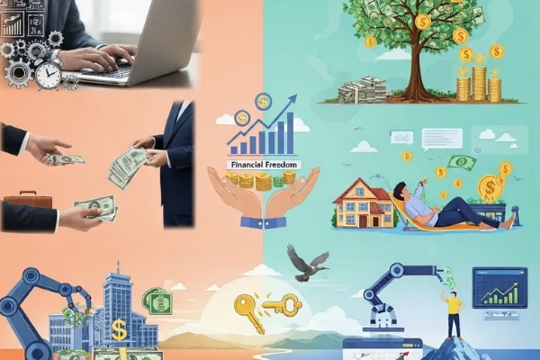 Renda Passiva e Ativa: O Guia Completo Para Construir Sua Liberdade Financeira